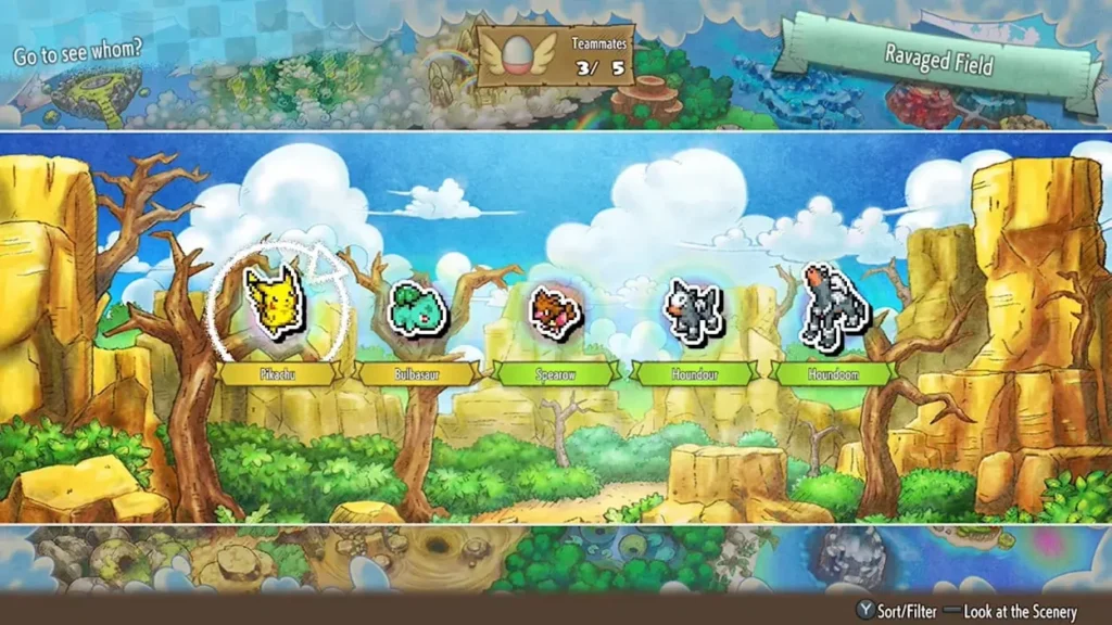 Pokémon Mystery Dungeon Rescue Team DX ROMsNS
